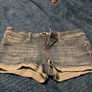 Denim shorts